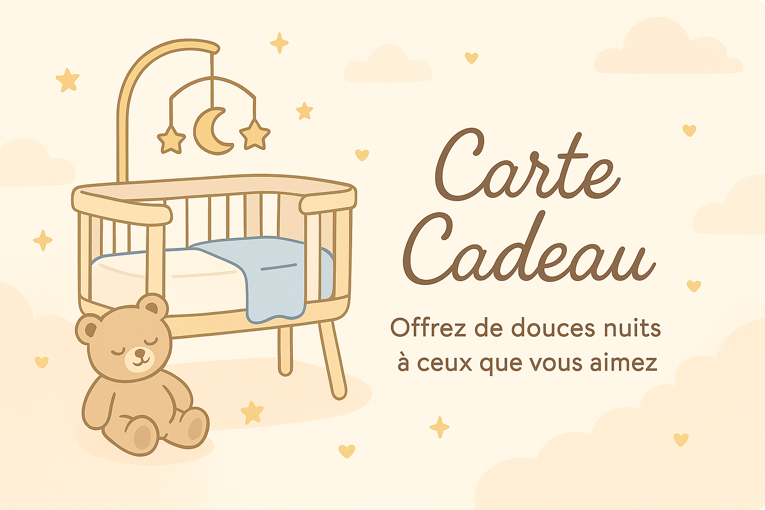 Carte Cadeau Lit cododo
