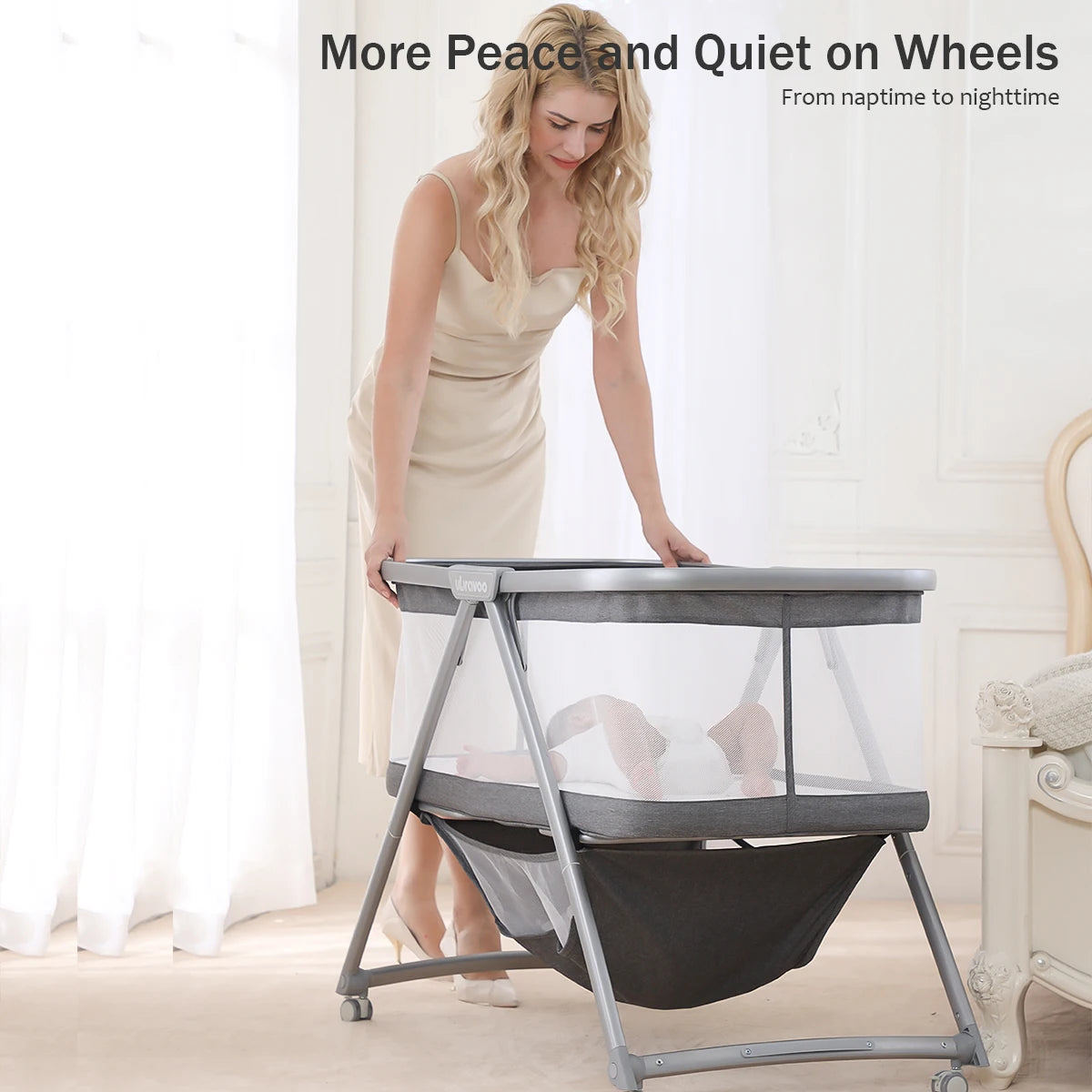 Lit cododo modou avec roulettes