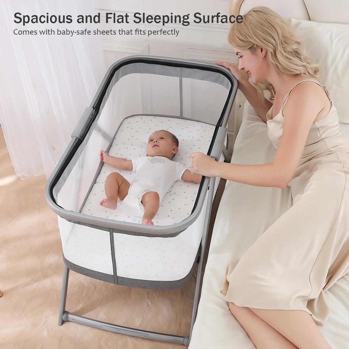 Lit cododo modou avec matelas confortable pour bebe